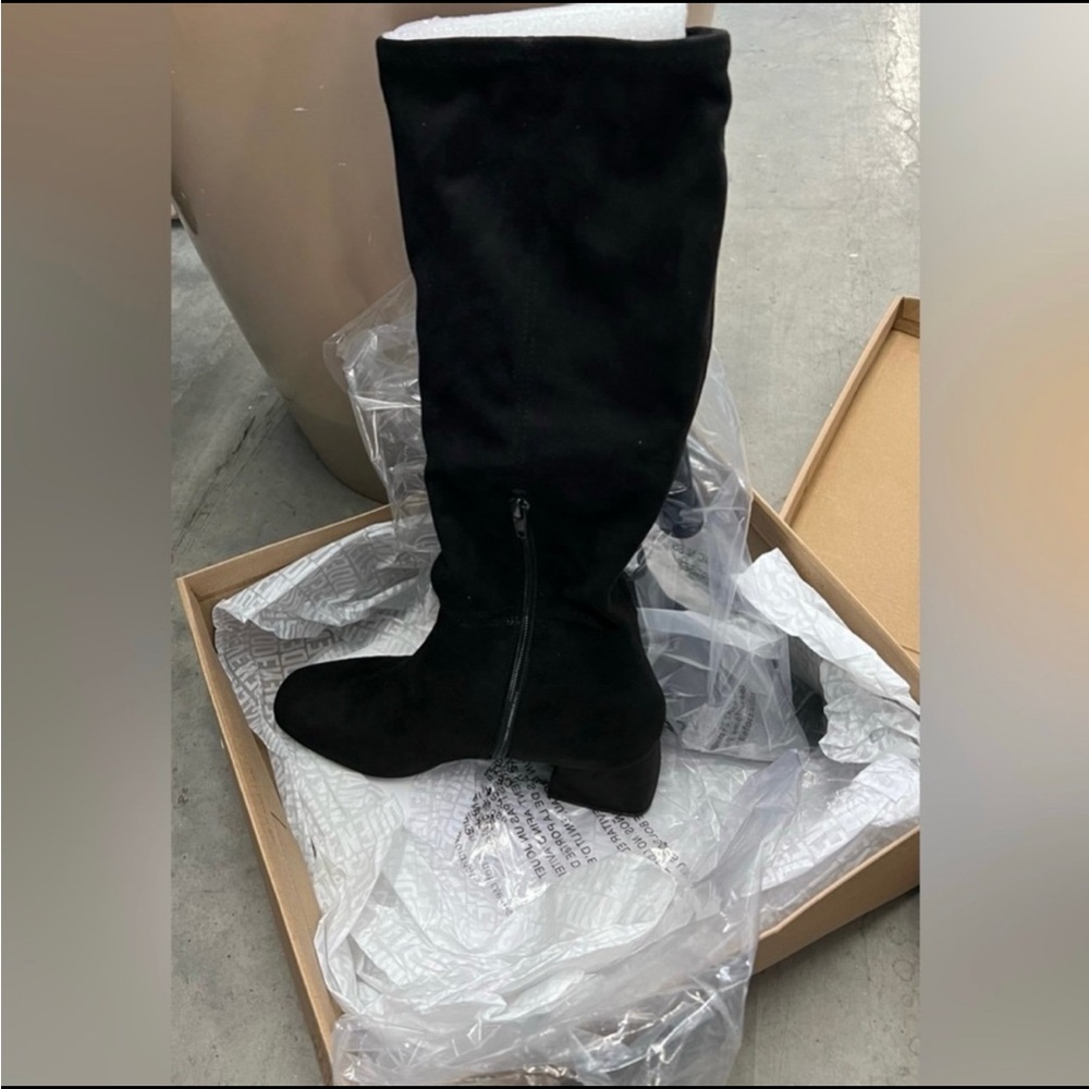 Steve Madden Black Over the Knee Boots